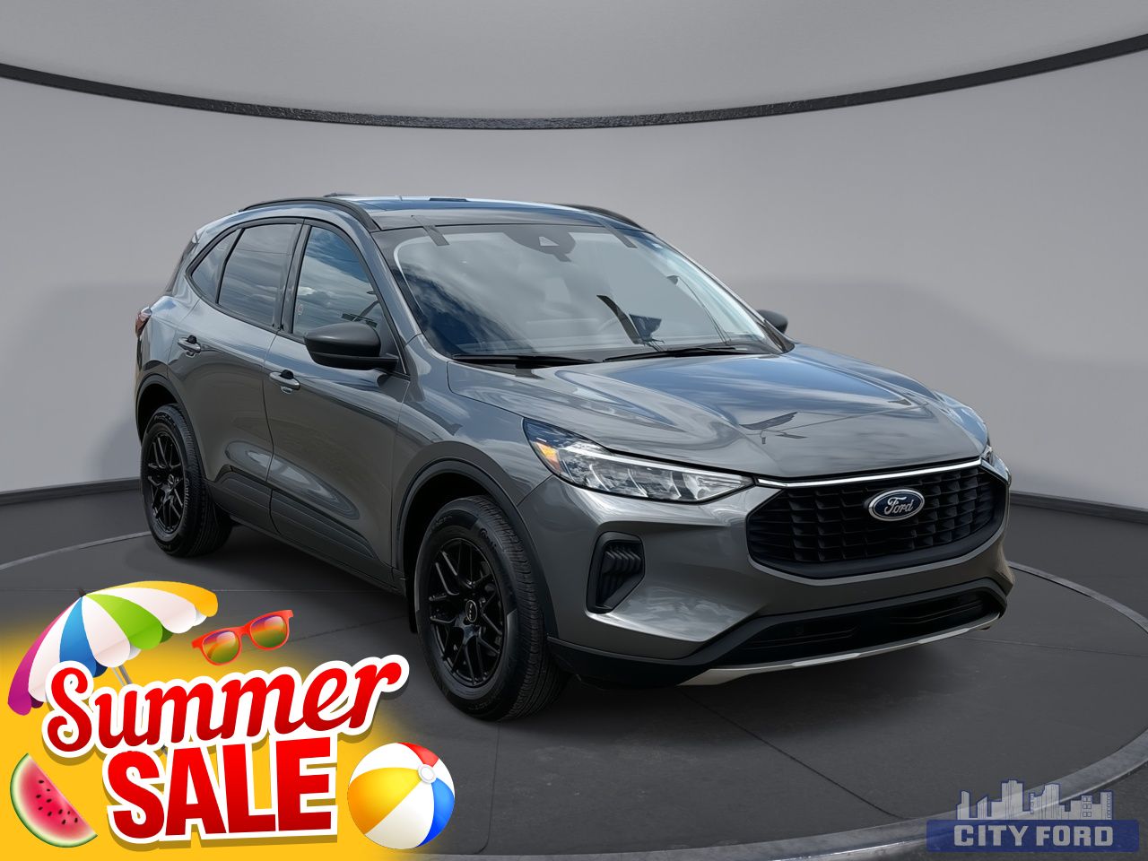 Gray 2025 Ford Escape Active AWD SUV / Crossover All-Wheel Drive 8-Speed Automatic