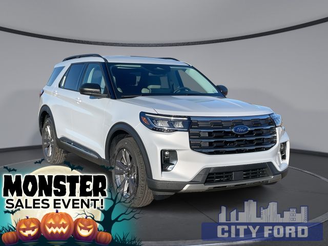 2025 Ford Explorer Active 4x4 | Panoramic Vista Roof | Navigation System | Heated Steering Wheel | Power Liftgate | Heated Front Seats | 