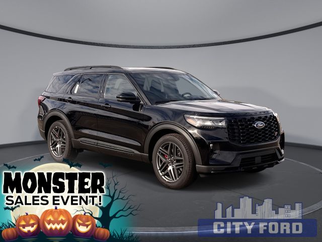 2025 Ford Explorer ST 4x4 | PANORAMIC VISTA ROOF | NAVIGATION SYSTEM | POWER LIFTGATE | B&O Sound System | Wireless Device Charging | Heated Steering Wheel | Cooled Seats