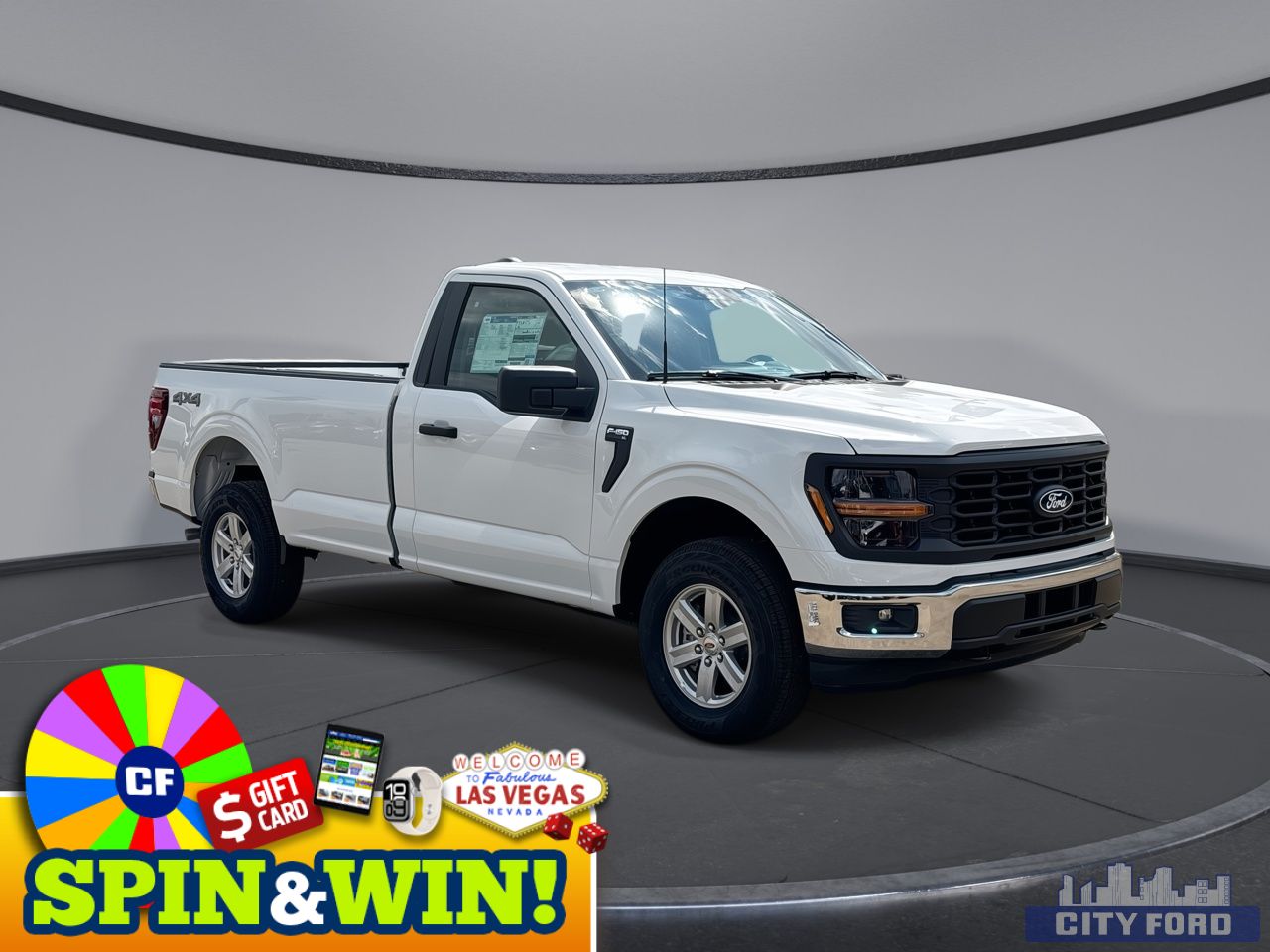 New 2025 Ford F-150 XL 4x4 Reg Cab 8' Box