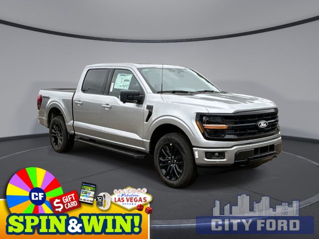 2025 Ford F-150 XLT 4x4 SuperCrew 5.5' Box | BLACK APPEARANCE PKG. | SYNC 4 | TRAILER HITCH | Navigation System | FordPass Connect | Heated Front Seats | Pro Trailer Backup Assist