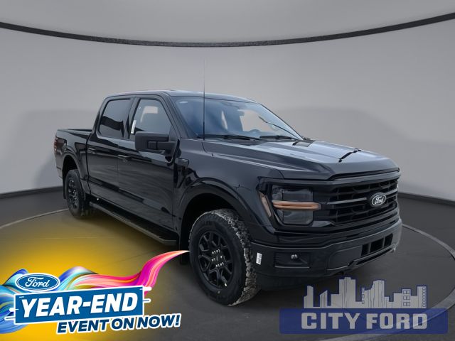 2025 Ford F-150 XLT 4x4 SuperCrew | Black Appearance Pkg | Evasive Steering Assist | FordPass Connect | Lane-Keeping System