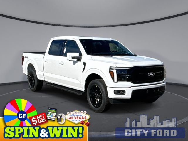 2025 Ford F-150 Lariat 4x4 SuperCrew 6.5' Box | Black Appearance Pkg I Twin Panel Moonroof I Trailer Tow Pkg