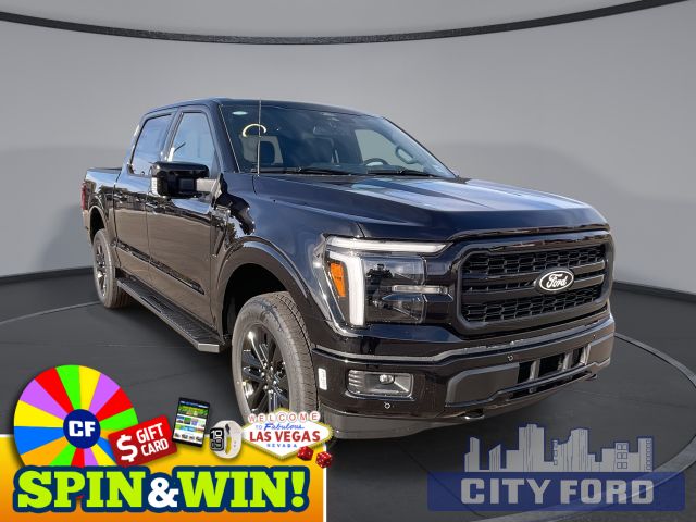 2025 Ford F-150 Lariat 4x4 SuperCrew 5.5' Box | Black Appearance Pkg I Twin Panel Moonroof I Tow Pkg