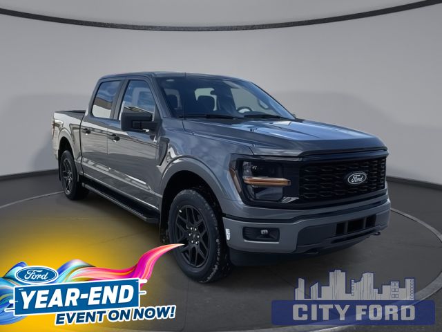 2025 Ford F-150 STX 4x4 SuperCrew 5.5' Box | BLACK APPEARANCE PKG. | TRAILER HITCH | SYNC 4