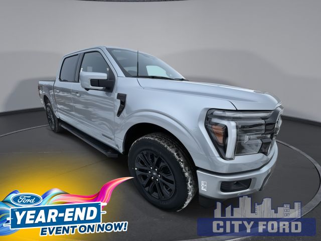 2025 Ford F-150 Lariat 4x4 SuperCrew | LARIAT BLACK APPEARANCE PACKAGE | TWIN PANEL MOONROOF | Lane-Keeping System | Navigation System | B&O Sound System