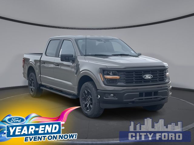 2025 Ford F-150 STX 4x4 SuperCrew 5.5' Box | 18" BLACK PAINTED WHEELS | SYNC 4 | TRAILE HITCH