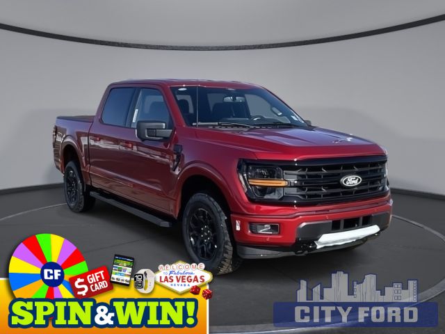 2025 Ford F-150 XLT 4x4 SuperCrew 5.5' Box | BLACK APPEARANCE PKG. | SYNC 4 | TRAILER HITCH | Navigation System | FordPass Connect | Heated Front Seats