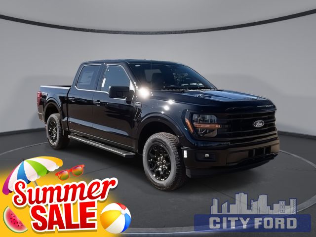 2025 Ford F-150 XLT 4x4 SuperCrew 5.5' Box | BLACK APPEARANCE PKG. | SYNC4 | CO-PILOT360 | TRAILER HITCH | Cross-Traffic Alert | Alexa Built-In