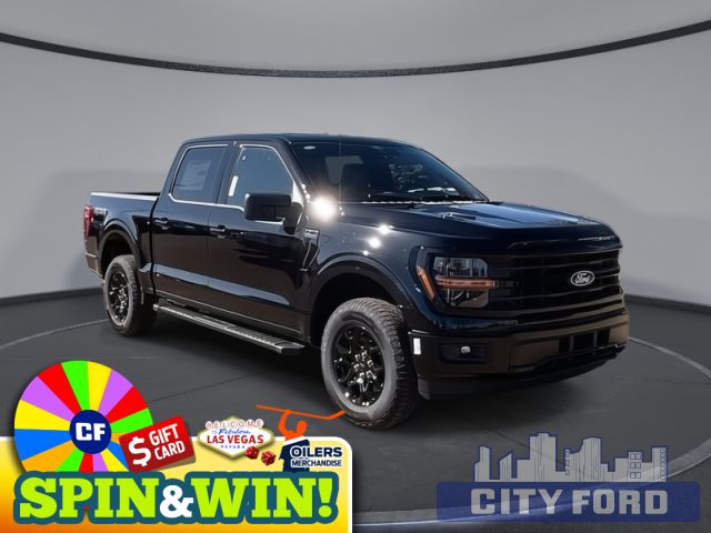 2025 Ford F-150 XLT 4x4 SuperCrew 5.5' Box | BLACK APPEARANCE PKG. | SYNC4 | CO-PILOT360 | TRAILER HITCH | Cross-Traffic Alert | Alexa Built-In