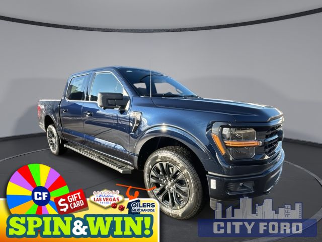 2025 Ford F-150 XLT 4x4 SuperCrew 5.5' Box | BLACK APPEARANCE PKG | BlueCruise Hands-Free Driving | Navigation System | Heated Front Seats | FordPass Connect | Adaptive Cruise Control | 