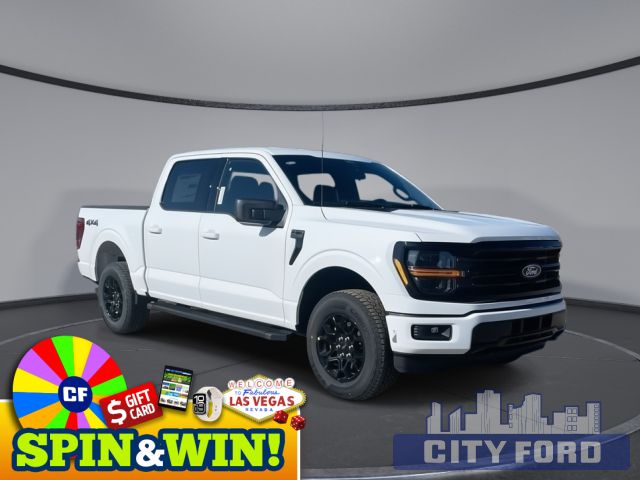 2025 Ford F-150 XLT 4x4 SuperCrew 5.5' Box | BLACK APPEARANCE PKG. | TRAILER HITCH | SYNC 4