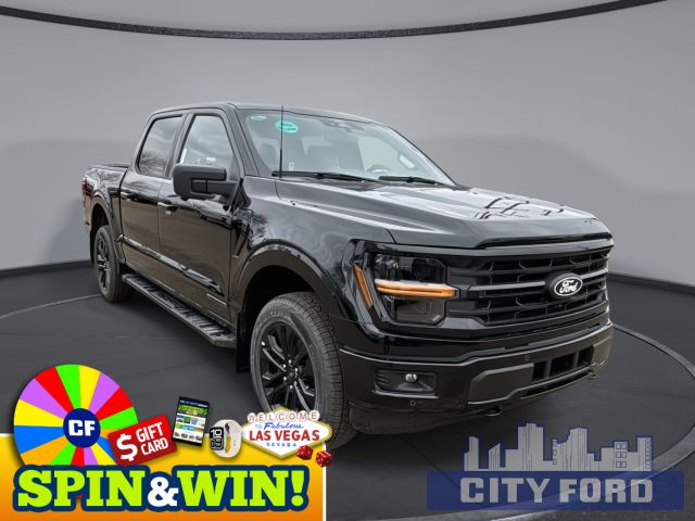 2025 Ford F-150 XLT 4x4 SuperCrew 5.5' Box | BLACK APPEARANCE PKG. | SYNC 4 | TRAILER HITCH | Navigation System | FordPass Connect | Heated Front Seats