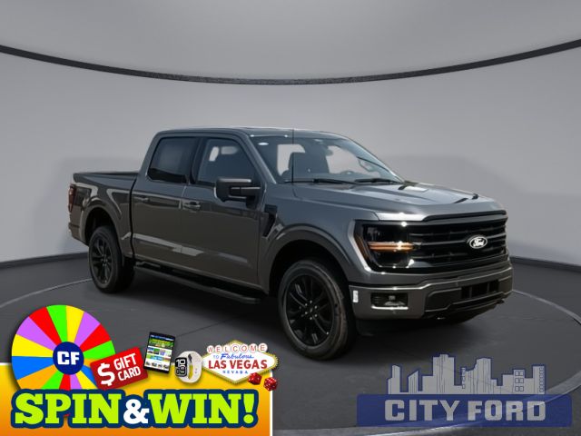 2025 Ford F-150 XLT 4x4 SuperCrew 5.5' Box | Navigation System | Wireless Device Charging | B&O Sound System | Trailer Sway Control | Black Appearance PKG | Intersection Assist
