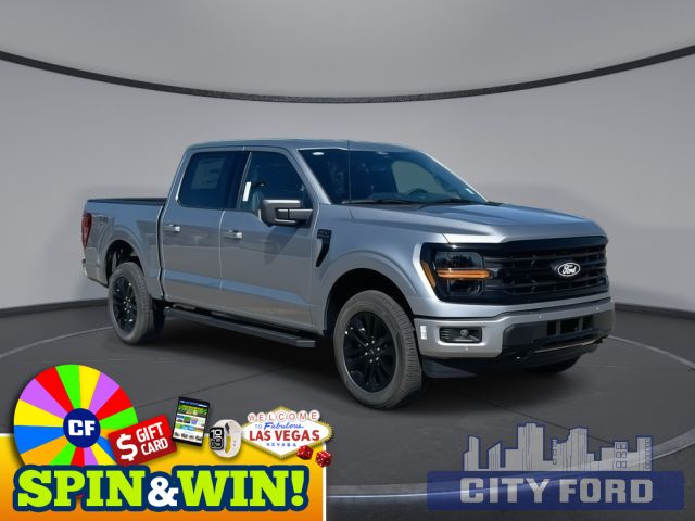 2025 Ford F-150 XLT 4x4 SuperCrew 5.5' Box | Navigation System | Wireless Device Charging | B&O Sound System | Trailer Sway Control | Black Appearance PKG | Intersection Assist