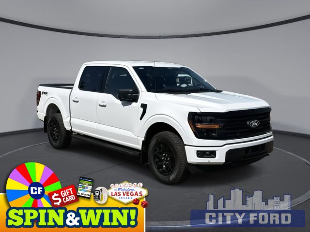 2025 Ford F-150 XLT 4x4 SuperCrew | BLACK APPEARANCE PKG | Navigation System | Heated Front Seats | FordPass Connect | Adaptive Cruise Control | FX4 PKG