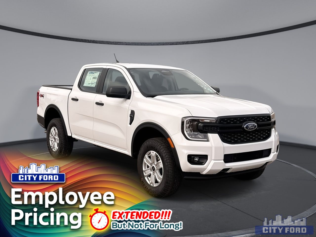 New 2025 Ford Ranger XL 4x4 SuperCrew 5' Box