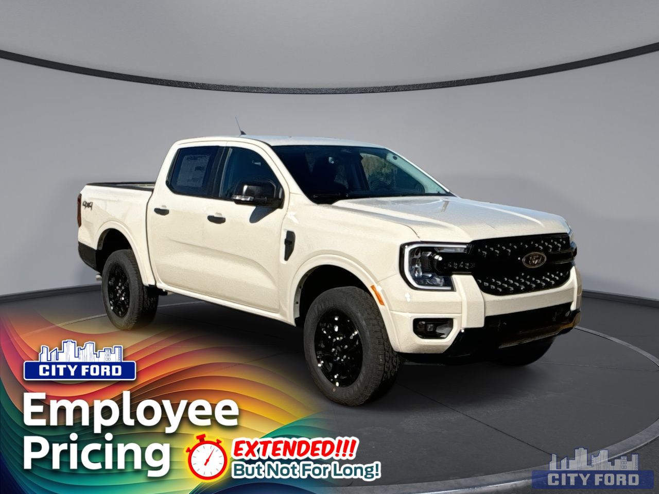 New 2025 Ford Ranger XLT 4x4 SuperCrew 5' Box