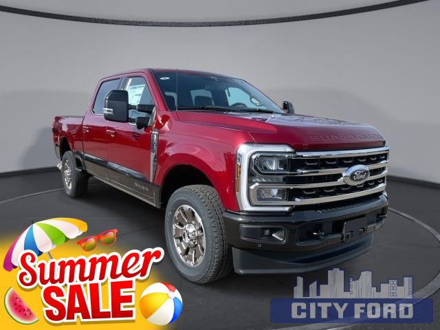 2025 Ford Super Duty F-350 SRW King Ranch 4x4 Crew Cab 6.75' Box | TWIN PANEL MOONROOF | POWER RUNNING BOARDS | 5th WHEEL PREP PKG. | UPFITTER SWITCHES