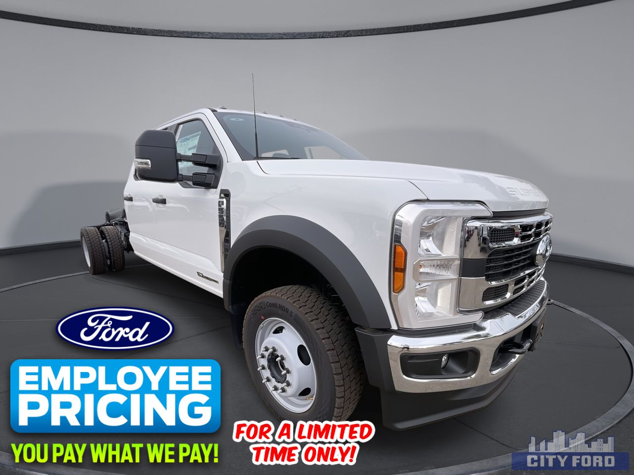 New 2025 Ford Super Duty F-550 DRW XL 4x4 Crew Cab 203" WB 84" CA