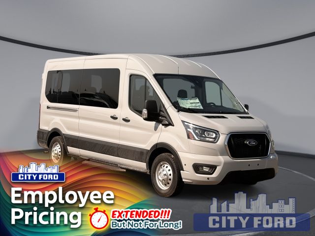 New 2025 Ford Transit 15 Passenger Wagon XLT T-350 148" Med Roof AWD
