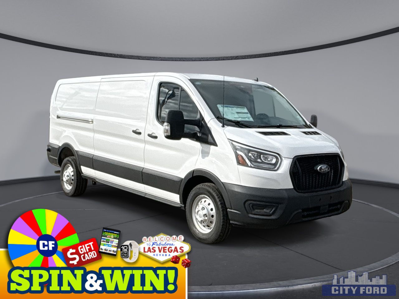 New 2025 Ford Transit Cargo Van T-350 148" Low Rf 9500 GVWR AWD