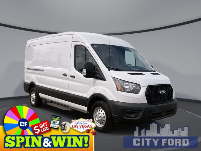 New 2025 Ford Transit Cargo Van T-250 148" Med Rf 9070 GVWR AWD