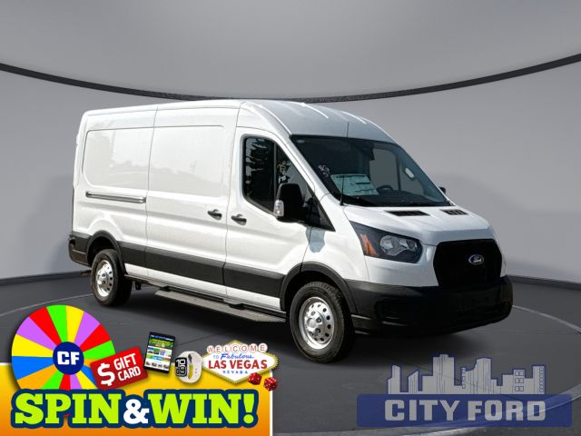 New 2025 Ford Transit Cargo Van T-250 148" Med Rf 9070 GVWR AWD