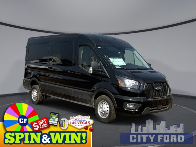 New 2025 Ford Transit Cargo Van T-250 148" Med Rf 9070 GVWR RWD