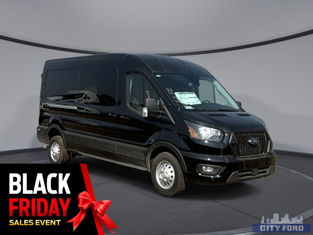 New 2025 Ford Transit Cargo Van T-250 148" Med Rf 9070 GVWR RWD