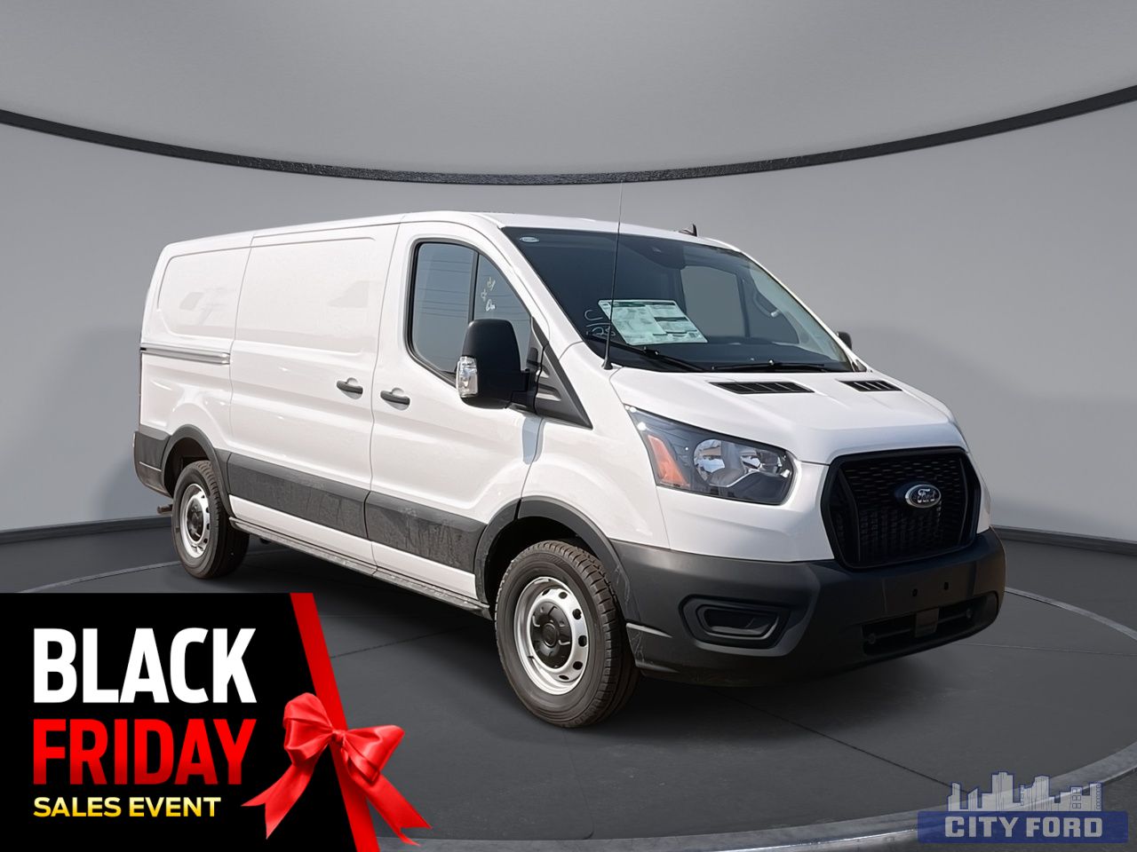 New 2025 Ford Transit Cargo Van T-150 130" Low Rf 8670 GVWR RWD