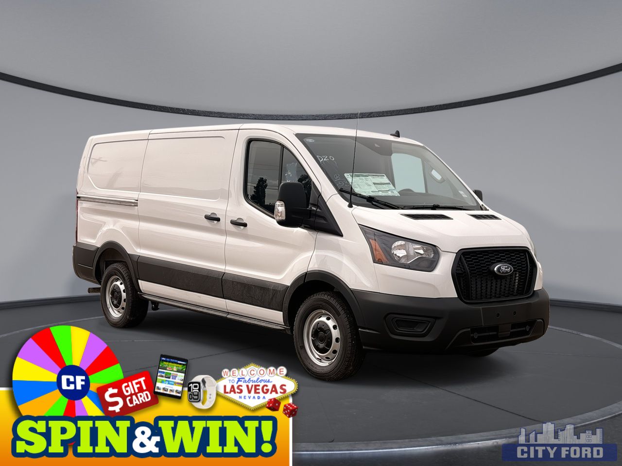 New 2025 Ford Transit Cargo Van T-150 130" Low Rf 8670 GVWR RWD