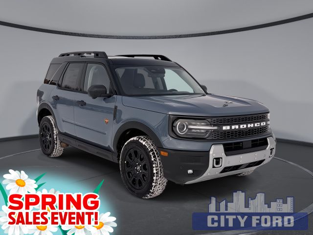 2026 Ford Bronco Sport Badlands 4x4 | Navigation System | B&O Sound System | Heated Steering Wheel | Adaptive Cruise Control | FordPass Connect | Heated Front Seats | Wireless Device Charging | Pre-Collision Assist