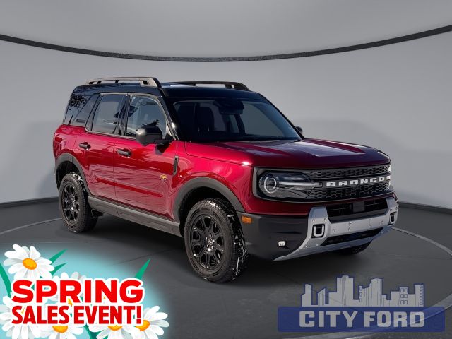 2026 Ford Bronco Sport Badlands 4x4 | G.O.A.T. Modes | Navigation System | B&O Sound System | Heated Steering Wheel | Adaptive Cruise Control | FordPass Connect | Heated Front Seats | Pre-Collision Assist