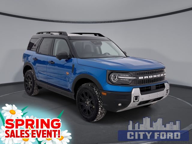 2026 Ford Bronco Sport Badlands 4x4 | Navigation System | B&O Sound System | Heated Steering Wheel | Adaptive Cruise Control | FordPass Connect | Heated Front Seats | Wireless Device Charging | Pre-Collision Assist