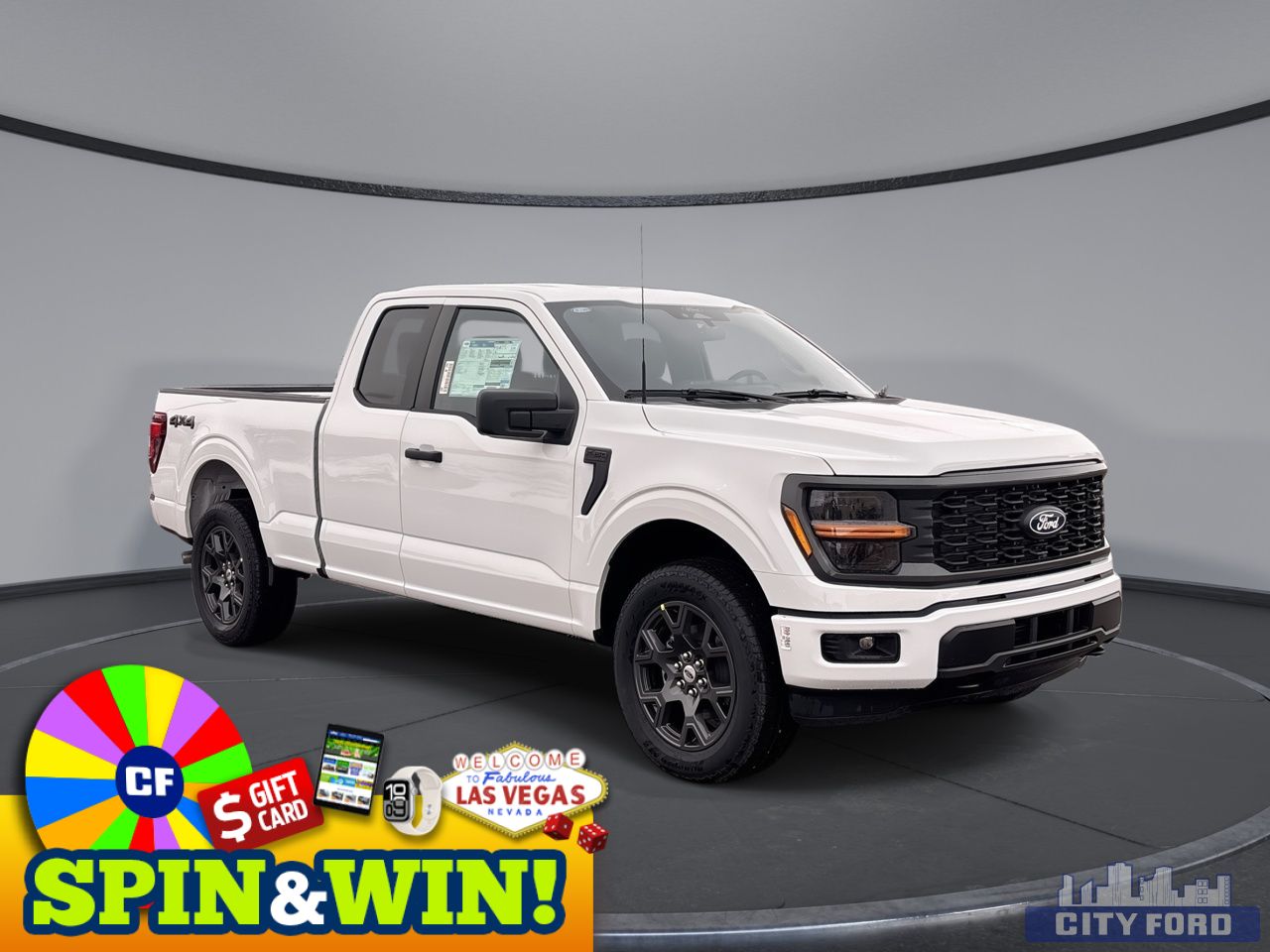 OXFORD WHITE 2026 Ford F-150 Pickup Truck Four-Wheel Drive Automatic