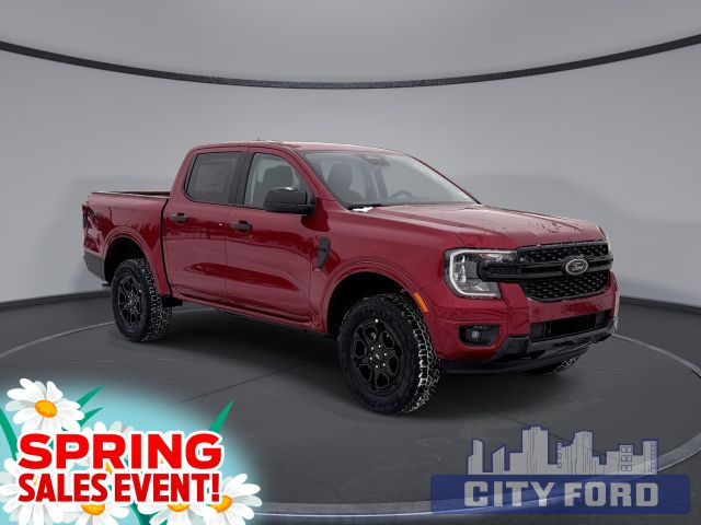 2026 Ford Ranger XLT 4x4 SuperCrew 5' Box | BLACK APPEARANCE PACKAGE | TRAILER TOW PACKAGE | Remote Engine Start | Trailer Sway Control | Navigation System | FordPass Connect