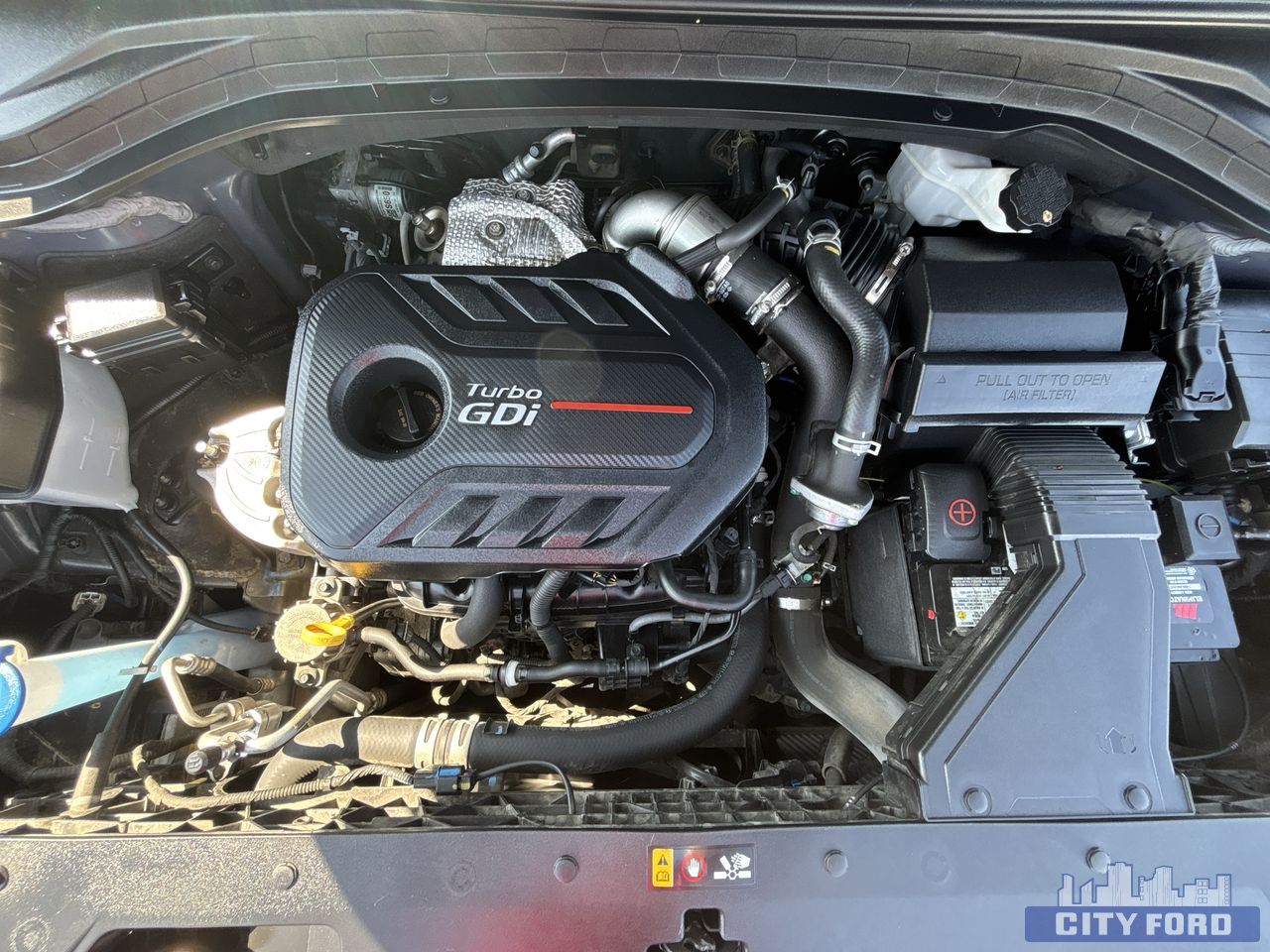 used 2019 Hyundai Santa Fe car, priced at $24,995