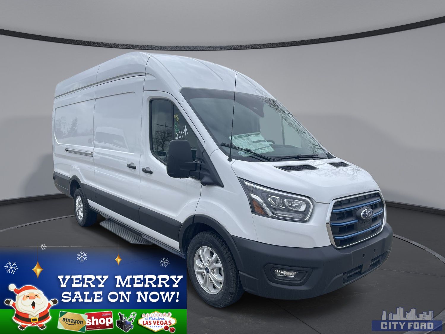 new 2023 Ford E-Transit Cargo Van car, priced at $66,959