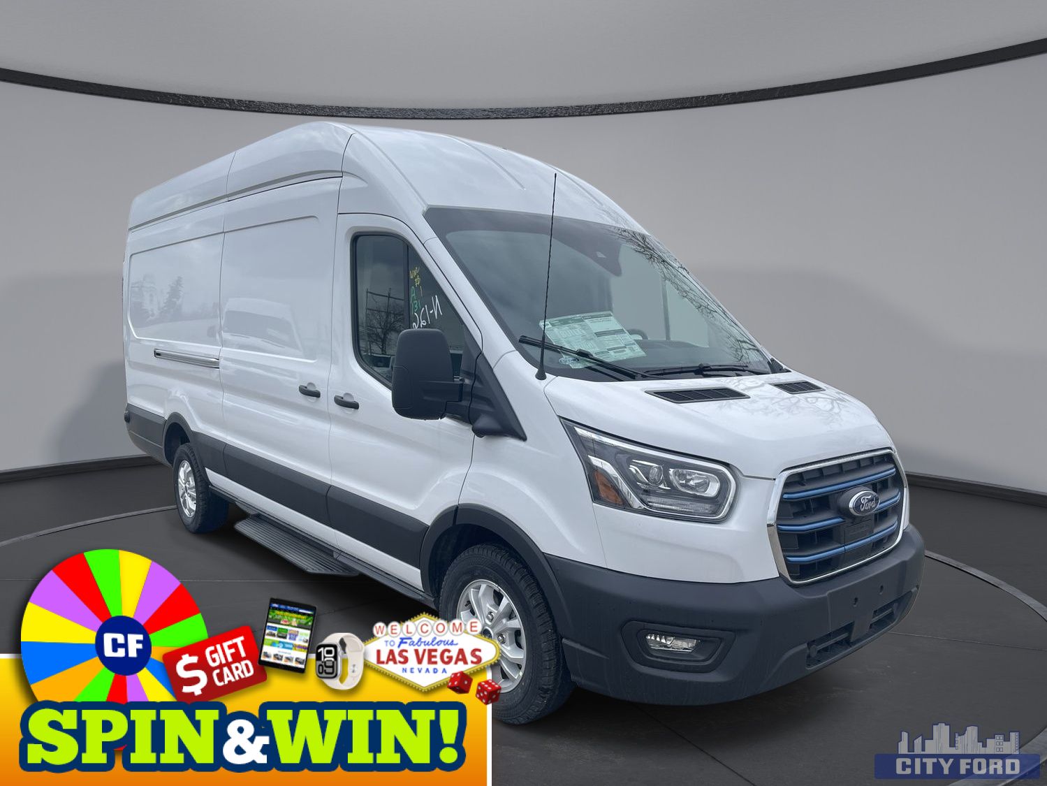 new 2023 Ford E-Transit Cargo Van car, priced at $64,299