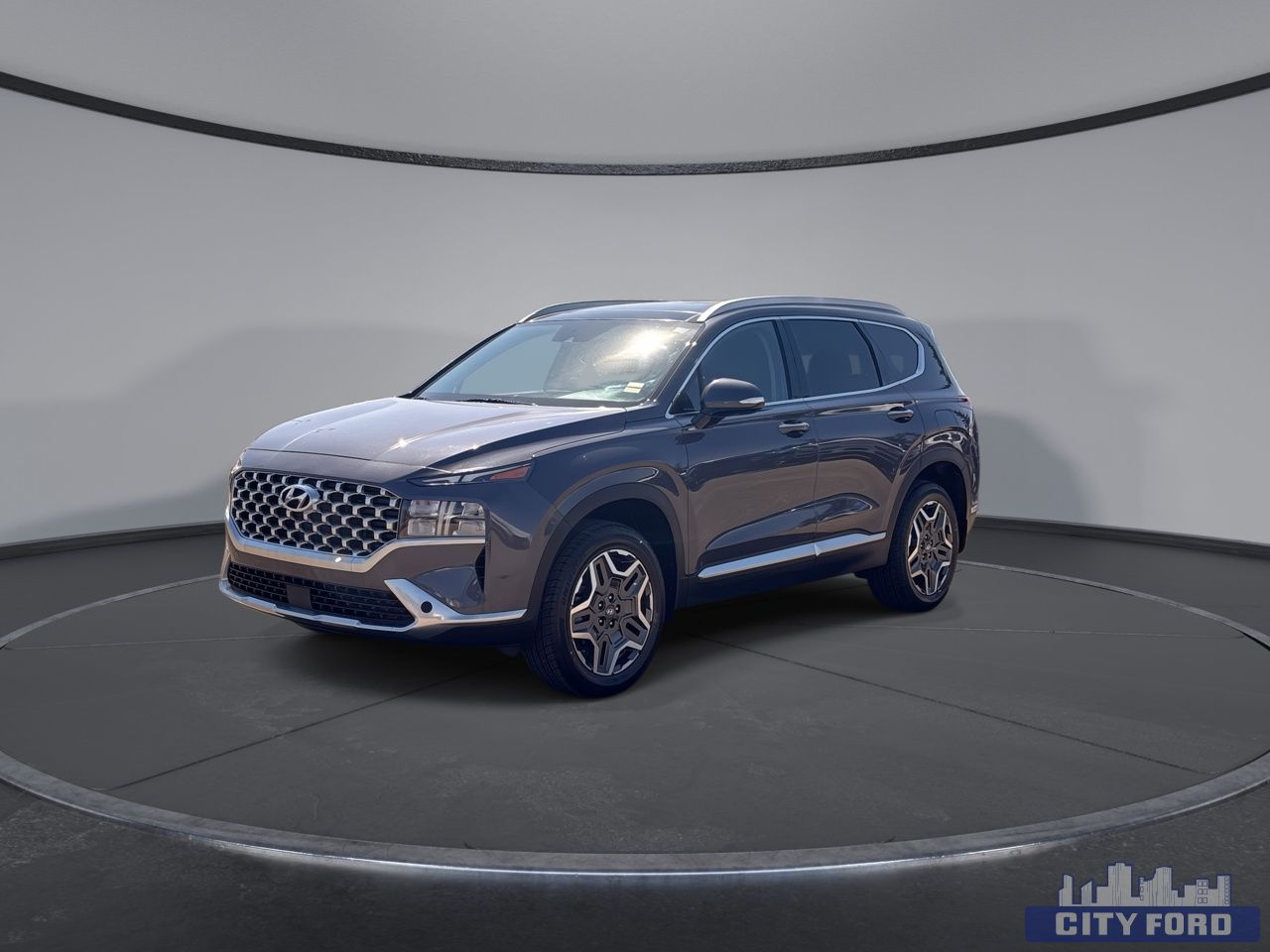 used 2023 Hyundai Santa Fe Hybrid car, priced at $36,895