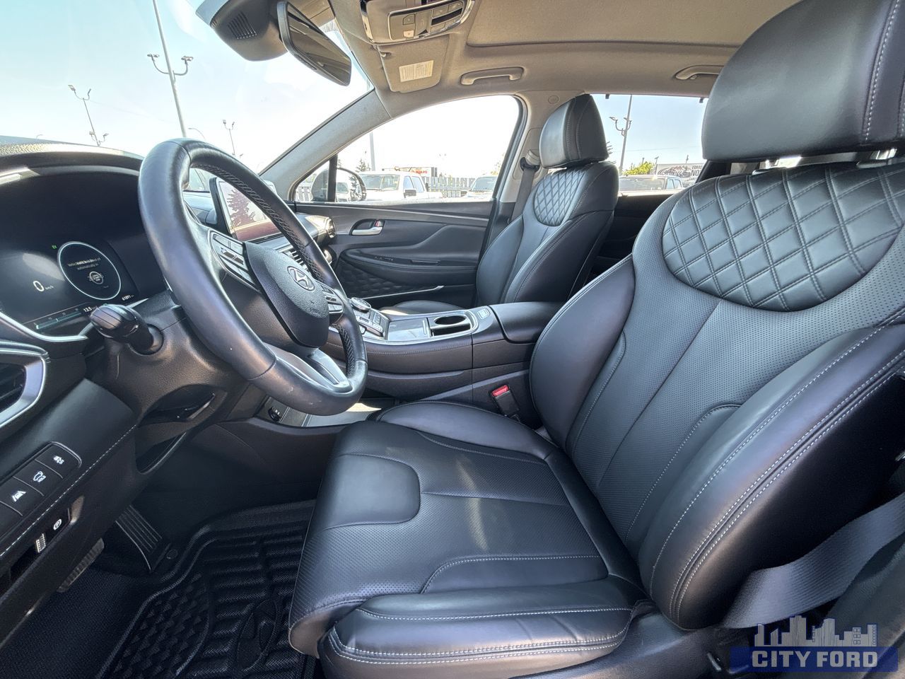 used 2023 Hyundai Santa Fe Hybrid car, priced at $36,895