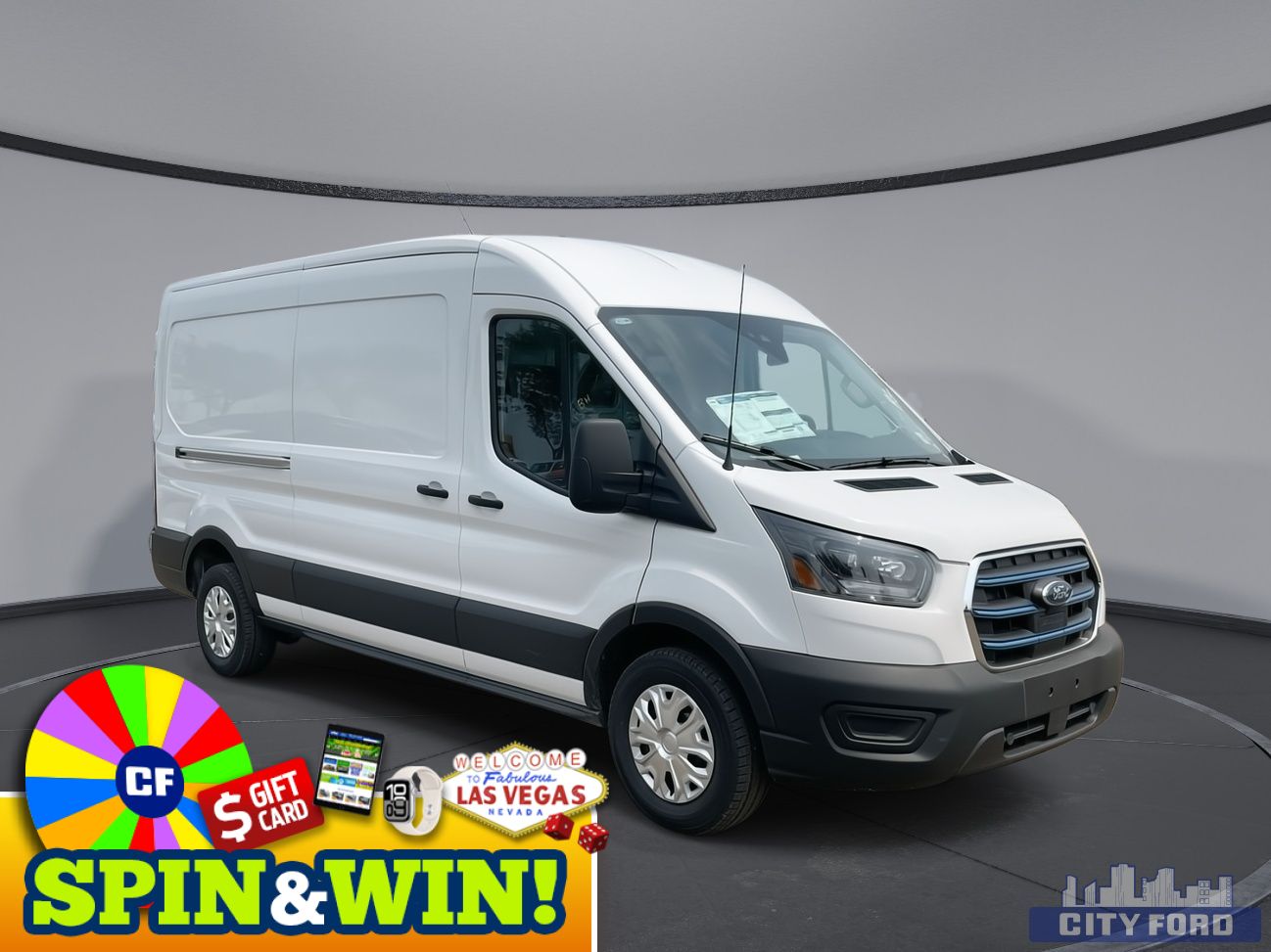 new 2025 Ford E-Transit Cargo Van car, priced at $81,275