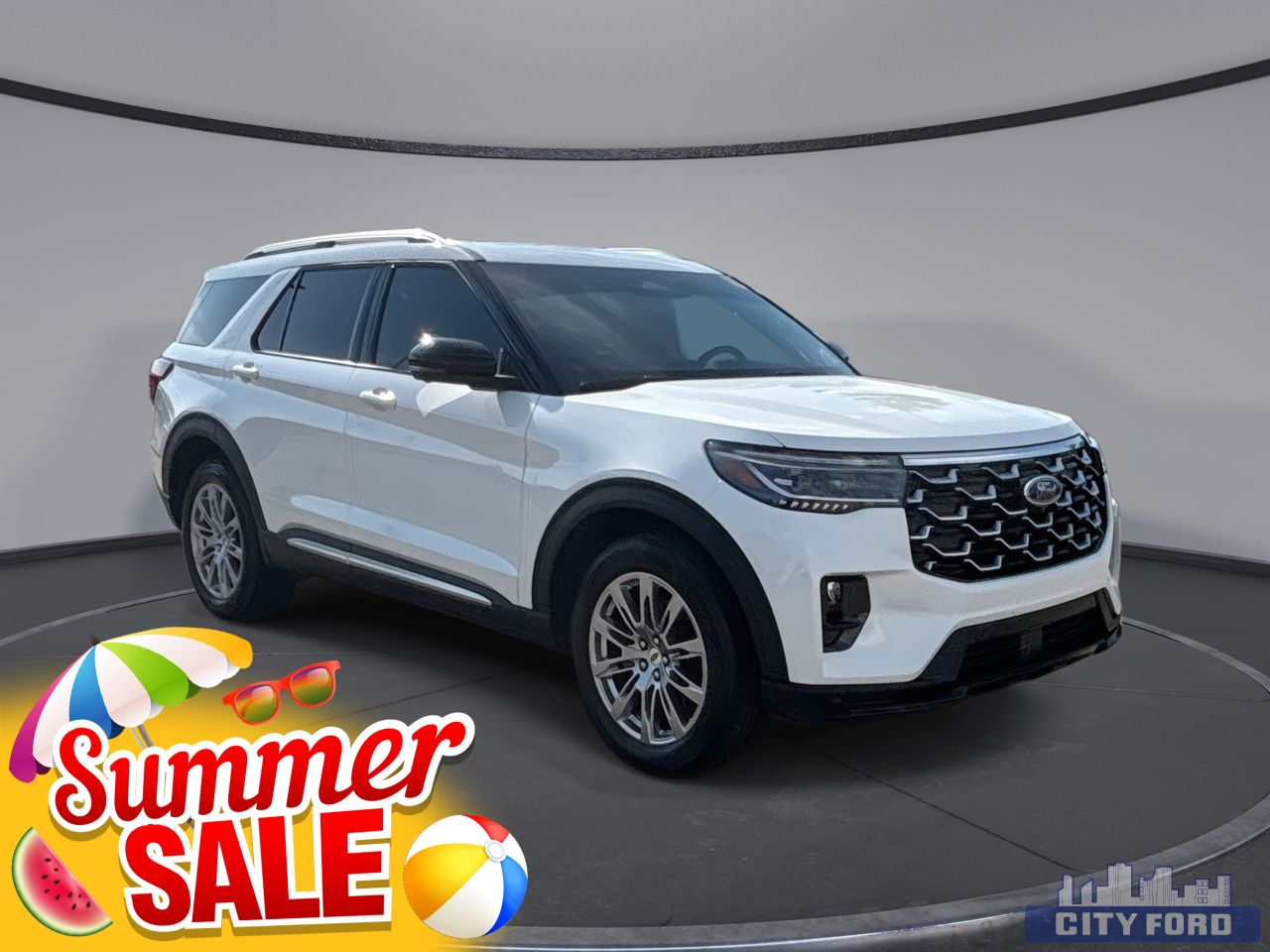 used 2025 Ford Explorer car, priced at $57,995