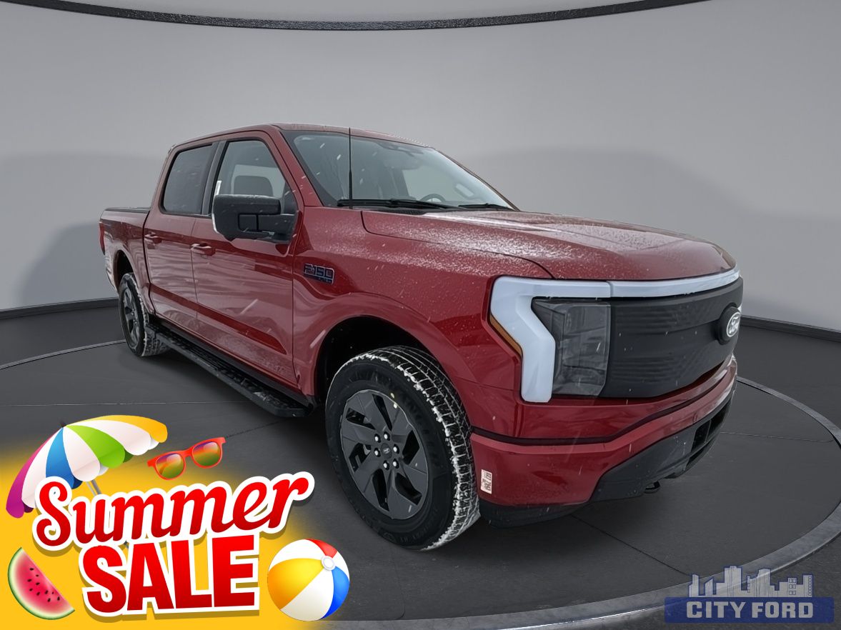 new 2025 Ford F-150 Lightning car, priced at $80,199